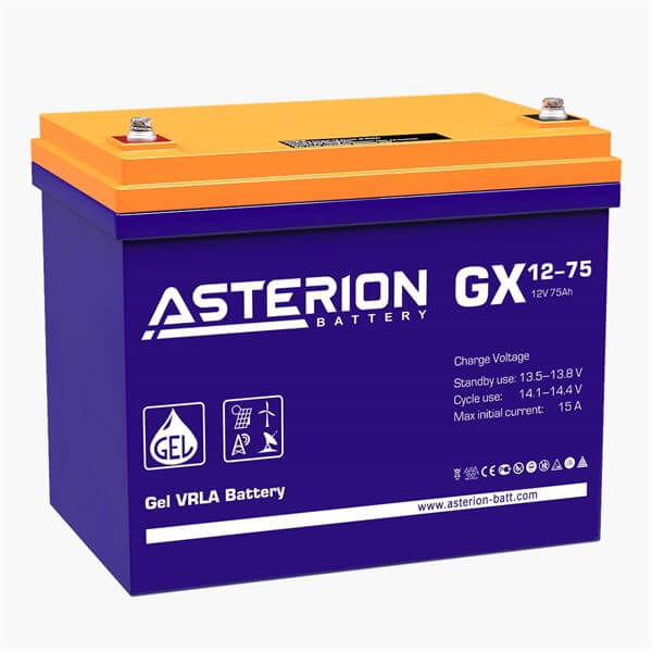 Asterion Jel Akü GX 12-75