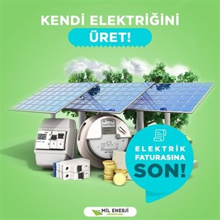Şebeke Bağlantılı Güneş Enerji Sistemi 2,5 kW Kiremit ve Düz Çatı